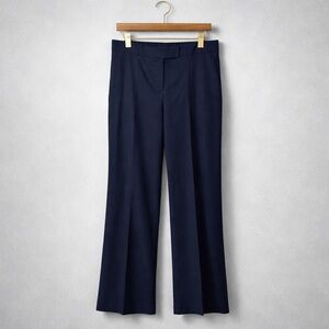 Stella McCartney Navy Wide Leg 100% Wool Trouser Pants IT 44 / US 8 Luxury
